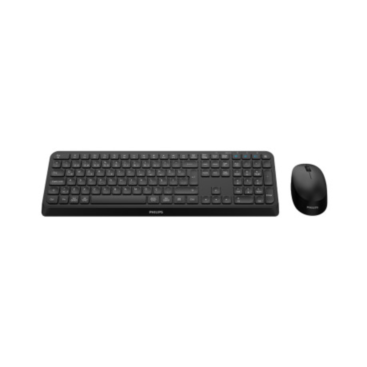 Philips Kablosuz Q Klavye Mouse Set Siyah (SPT6407)