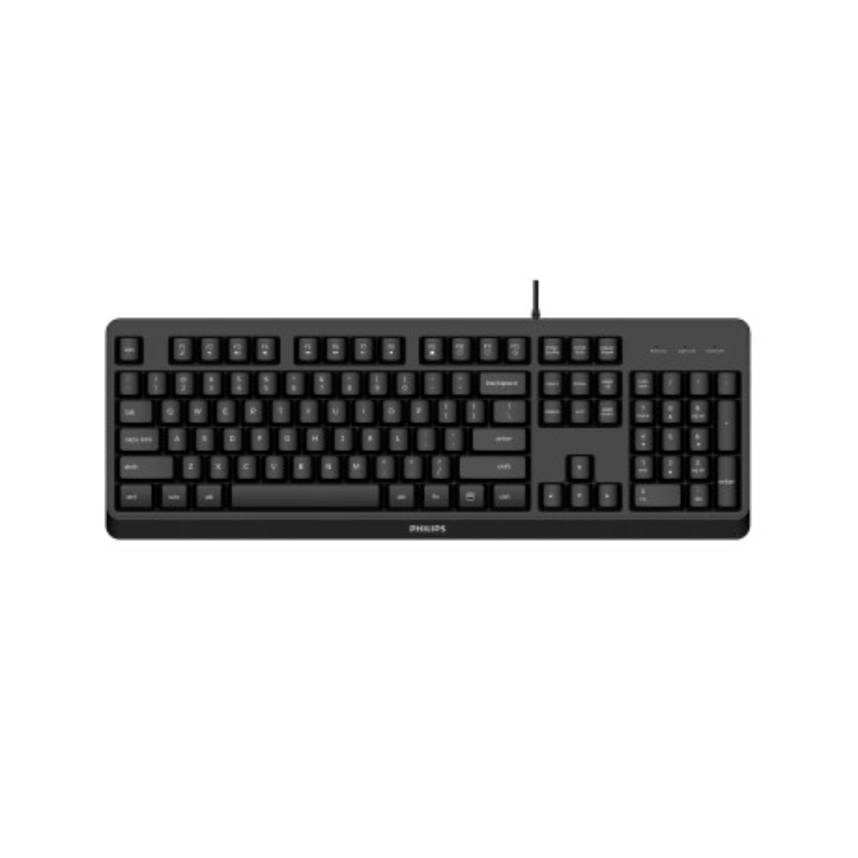 Philips Kablolu Q Klavye Siyah (SPK6207BLB)