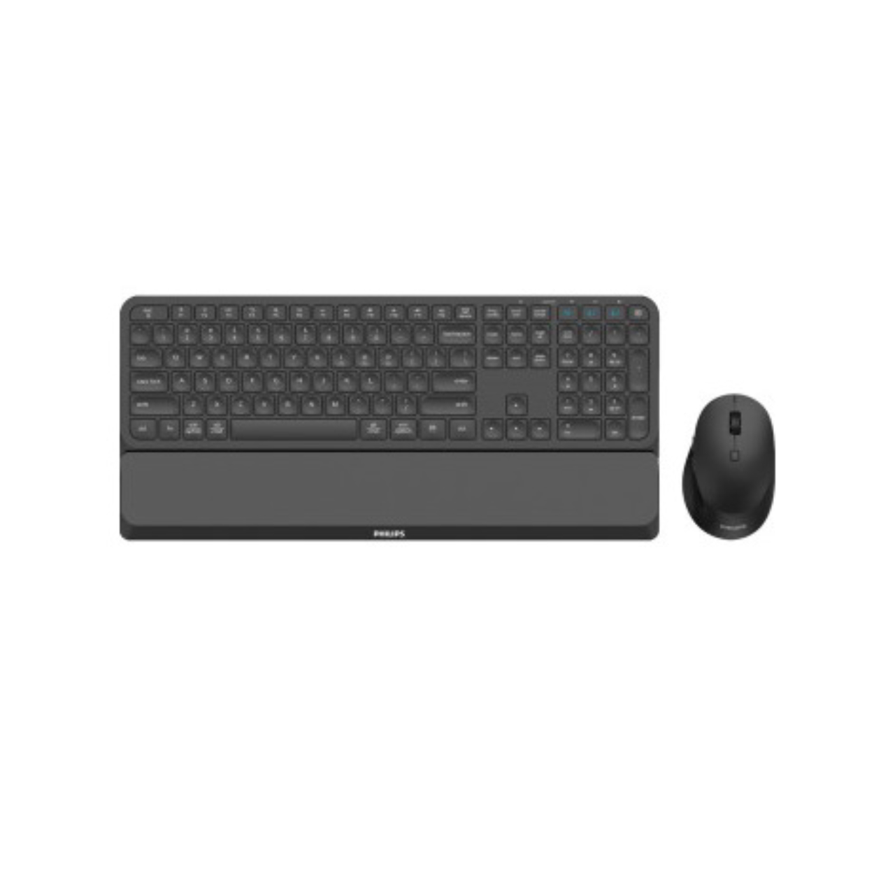 Philips Kablosuz Q Klavye Mouse Set Siyah (SPT6607)