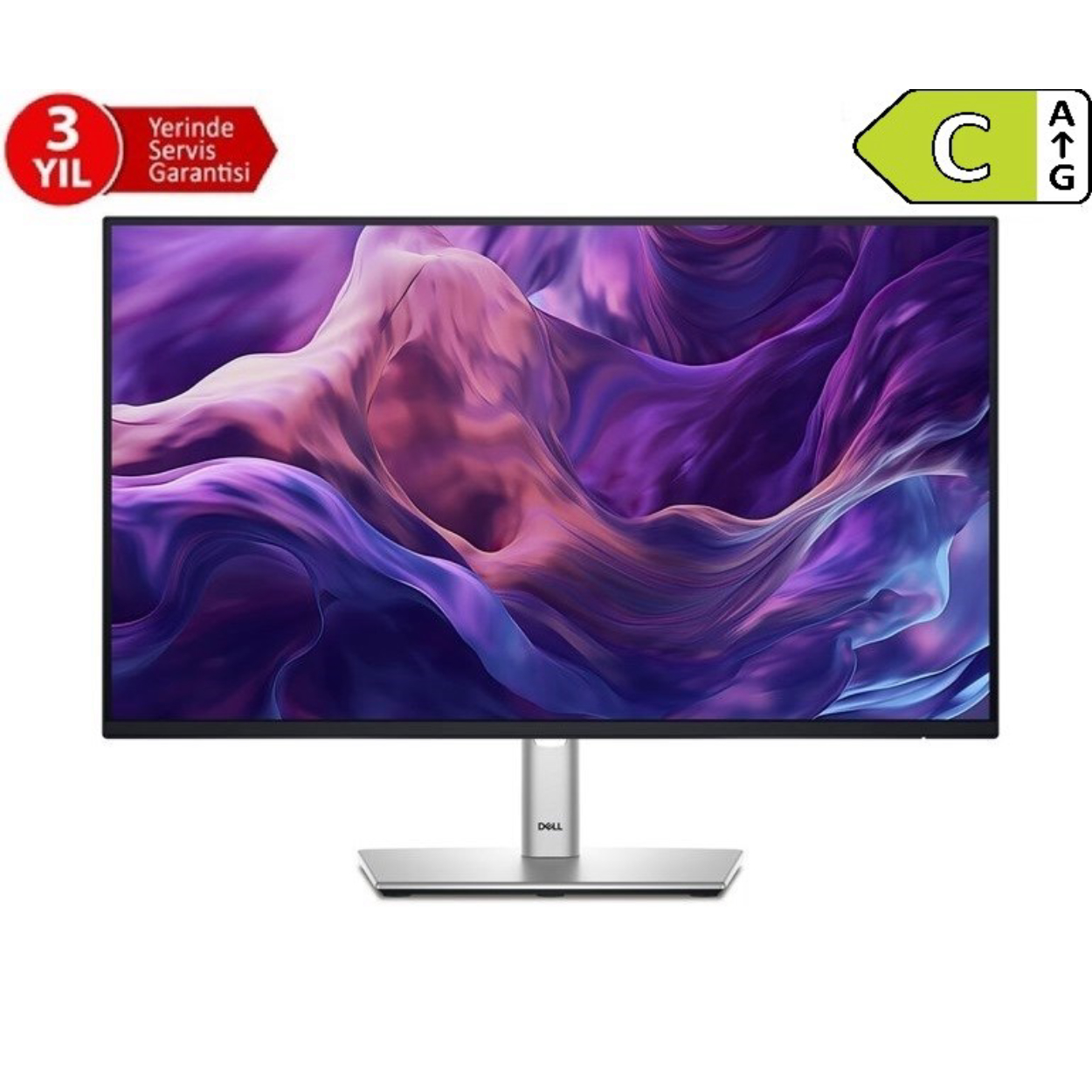 23.8" Dell  P2425H 5ms 100Hz FHD DP HDMI VGA Vesa Pivot Monitör