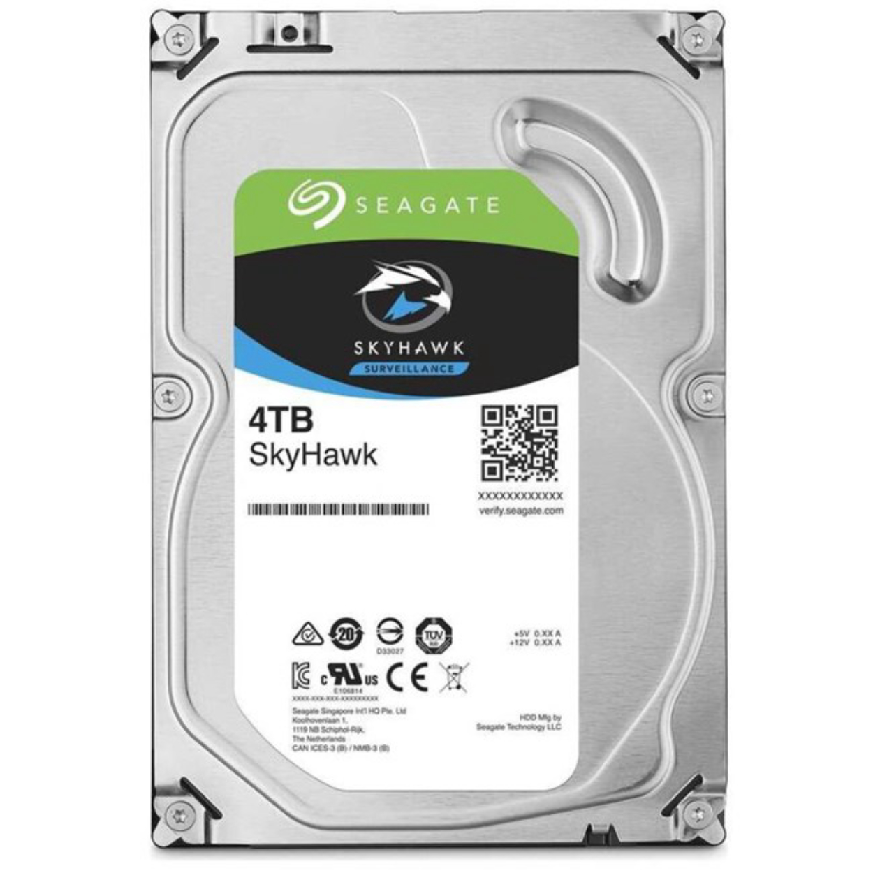 Seagate 4TB Skyhawk SV35 3.5" Sata3 5400Rpm 256MB 7/24 Hdd [ST4000VX016] Disti