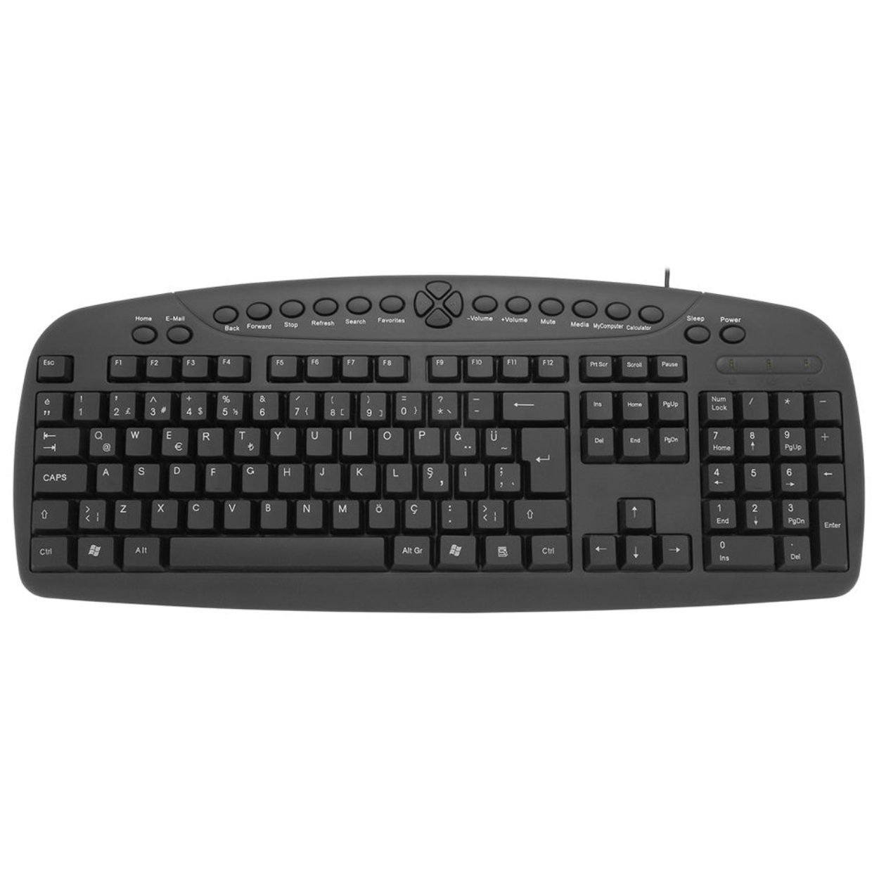 Frisby FK-142QU Multimedya Kablolu Usb Q Klavye
