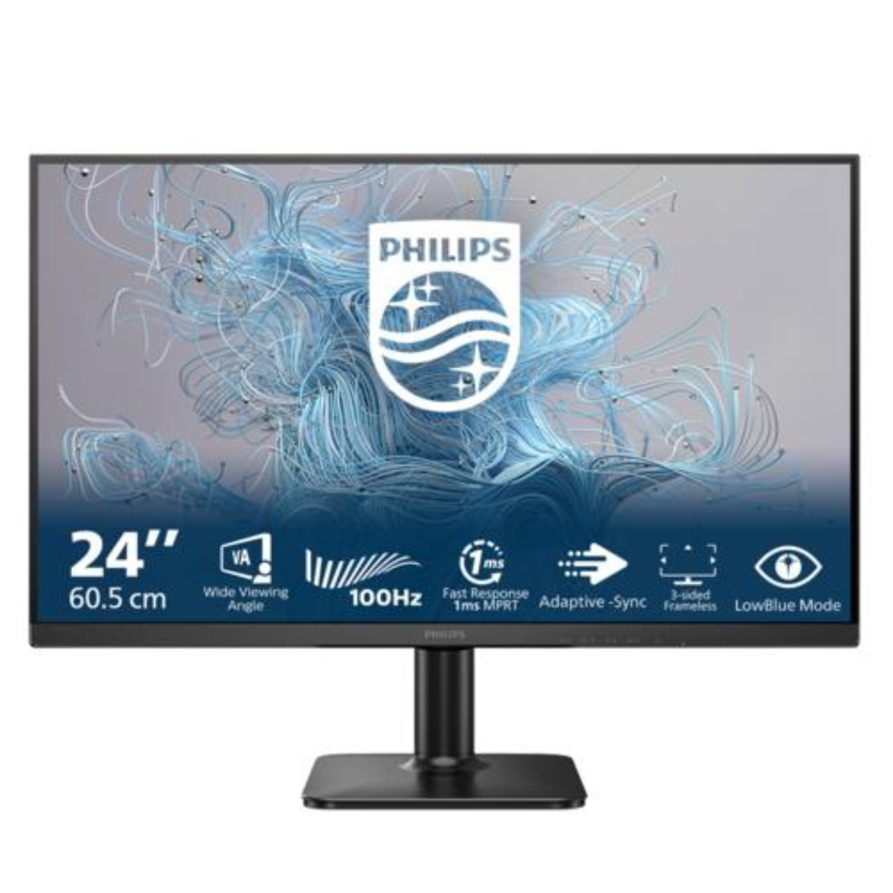 23.8" Philips 24E2N1100LB/00 1ms 100Hz FHD VGA HDMI Siyah IPS Monitör