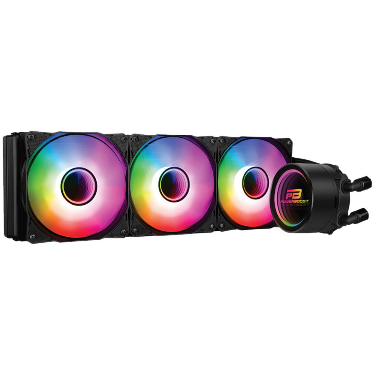 PowerBoost Deep 360 ARGB Fanlı 360mm (LGA1700/AM4/AM5) Uyumlu Sıvı Soğutma Blac