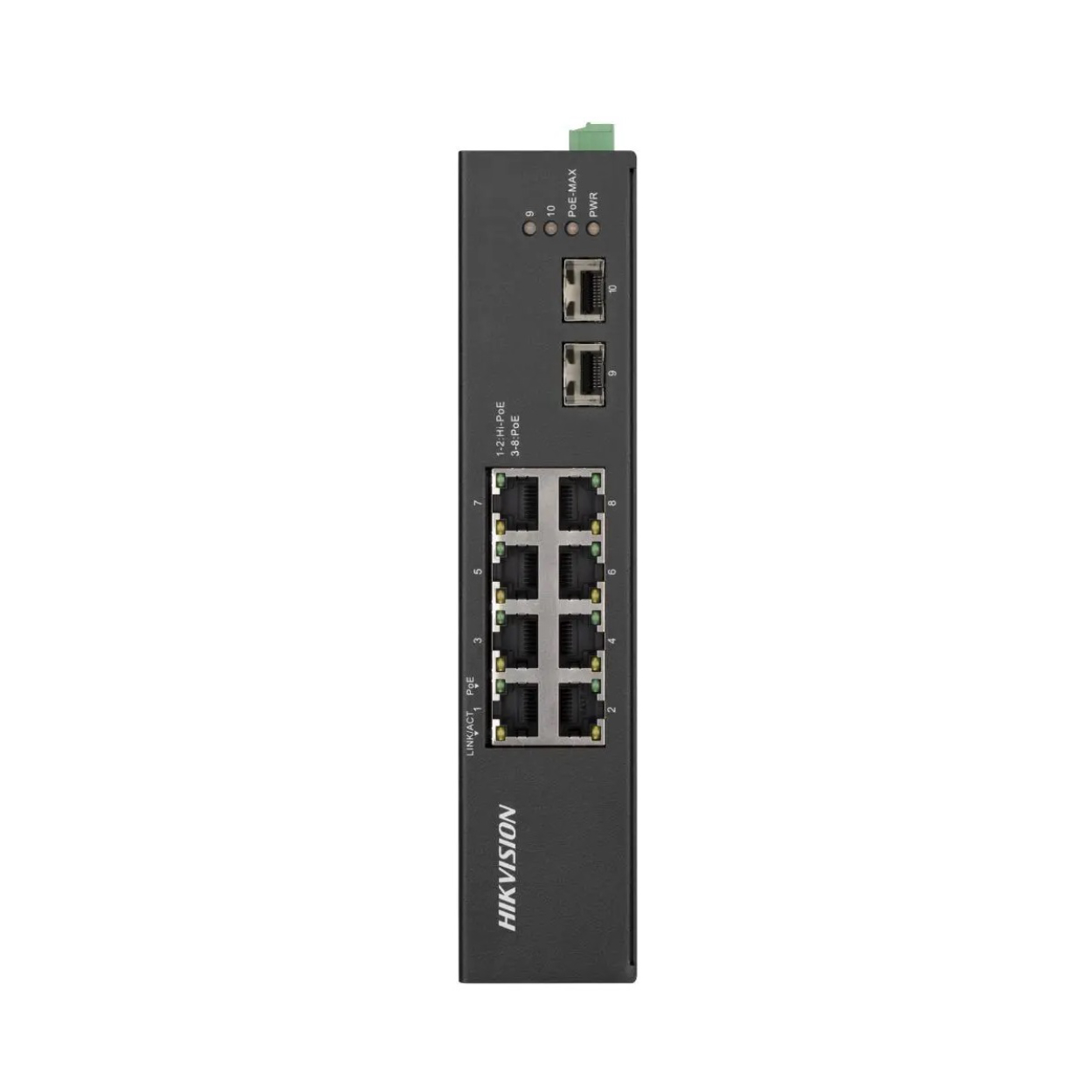 Hikvision DS-3T0510HP-E/HS 8Port Gigabit Yönetilemez Poe Harsh&Endüstriyel 110W