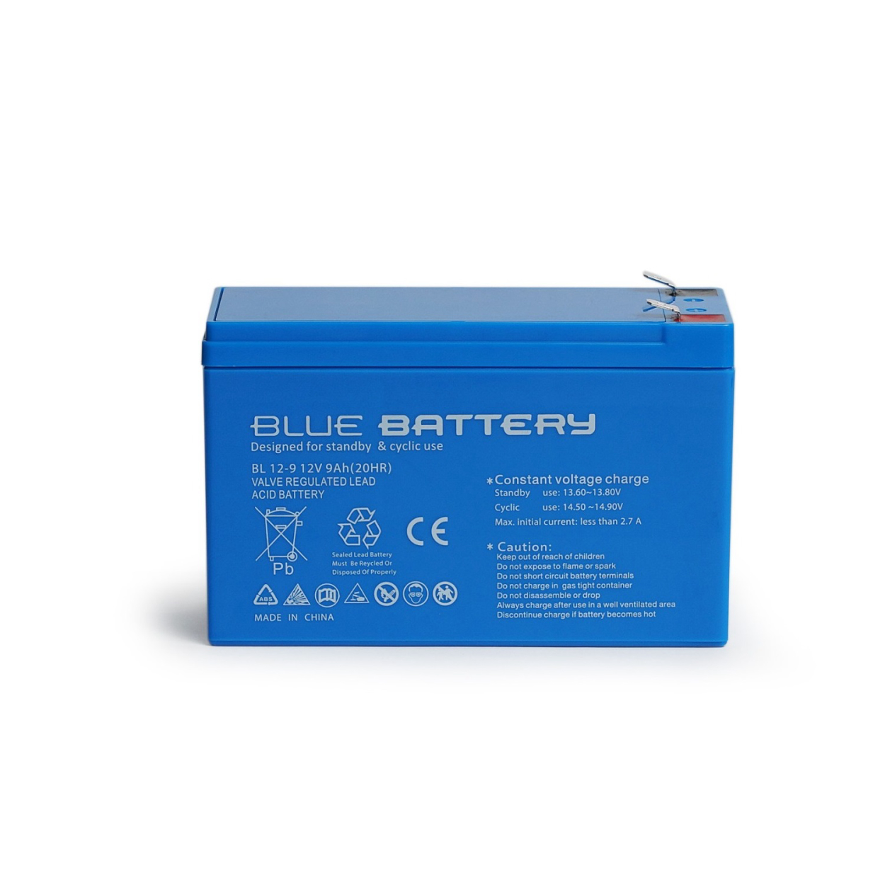 Blue Battery 12V 9Ah Kuru Akü Tip Akü