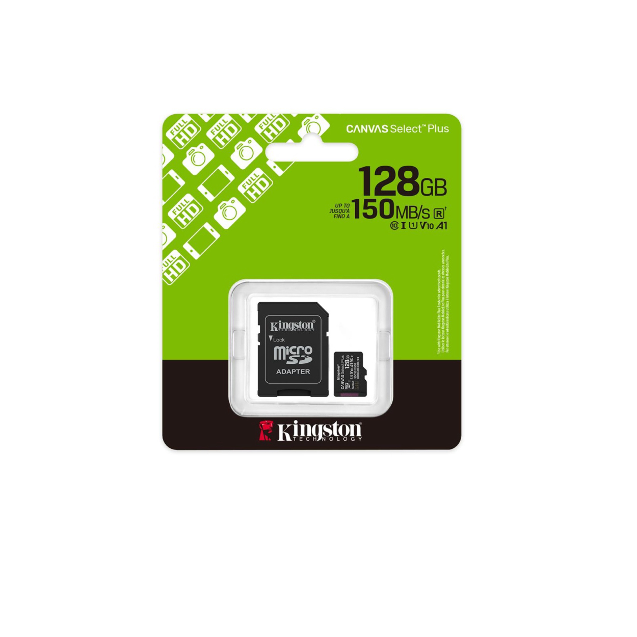 Kingston 128GB Micro SDXC Canvas 150MB/s [SDCS3/128GB]