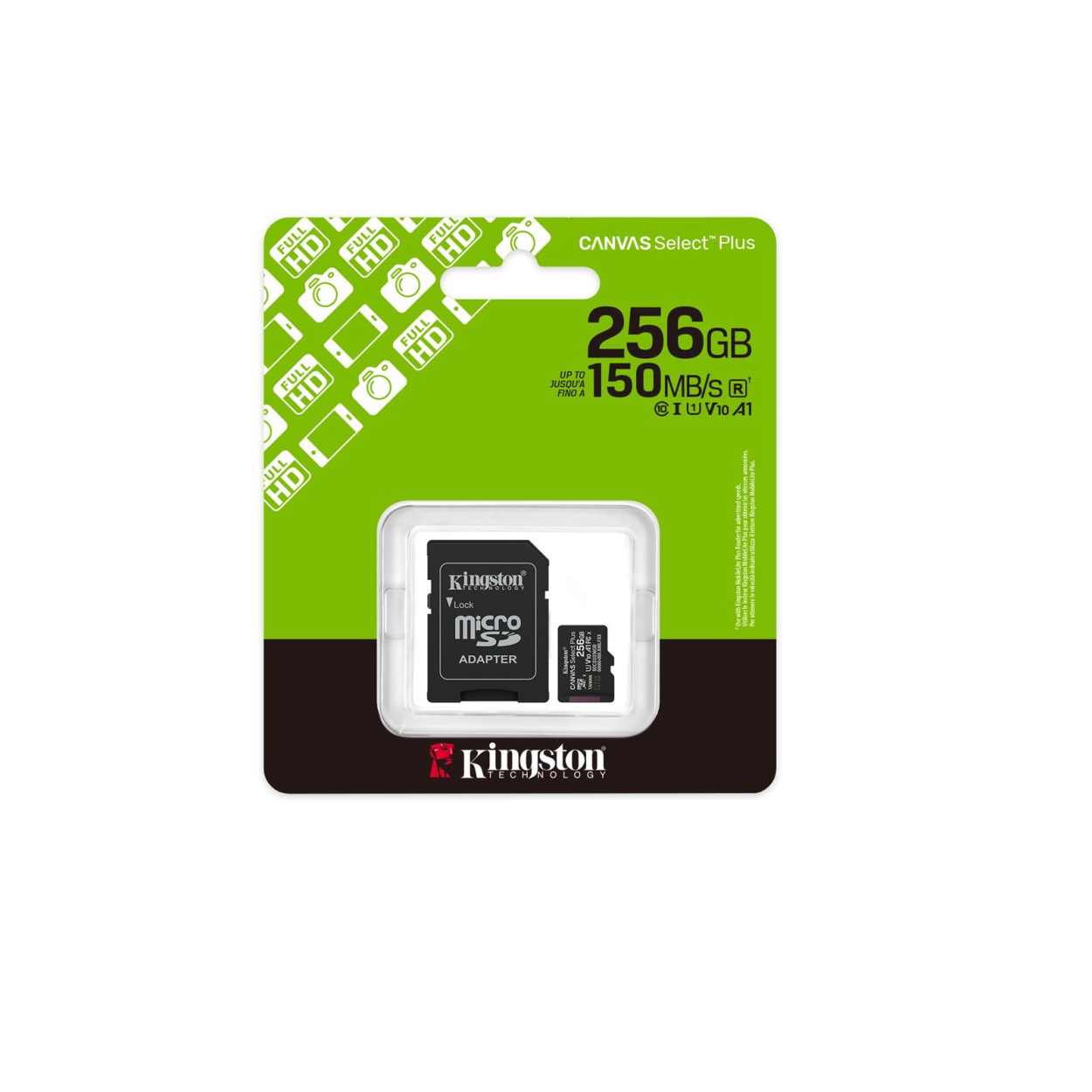 Kingston 256GB Micro SDXC Canvas 150MB/s [SDCS3/256GB]