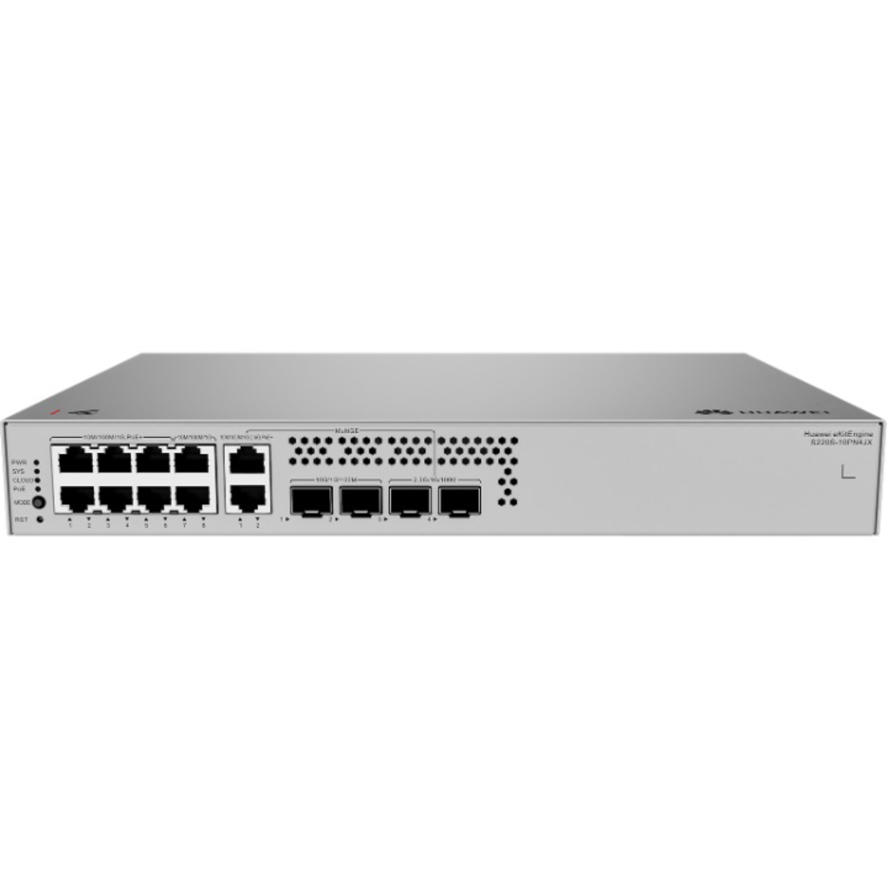 Huawei eKit S220S-10PN4JX 8*Gigabit 6*1GE+2*2.5GE Poe 4Spf(2*2.5G+2*10G) 128W Sw