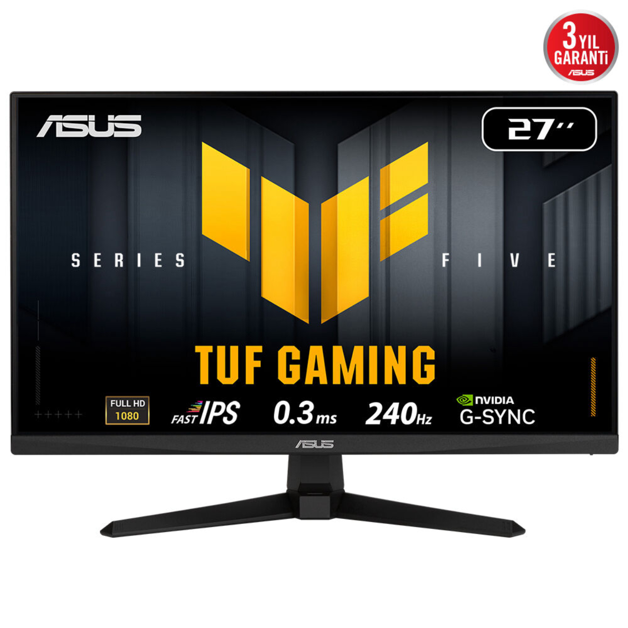 27" Asus TUF GAMING VG279QM5A 0.3Ms 240Hz IPS DP 2xHDMI MM Vesa Monitör