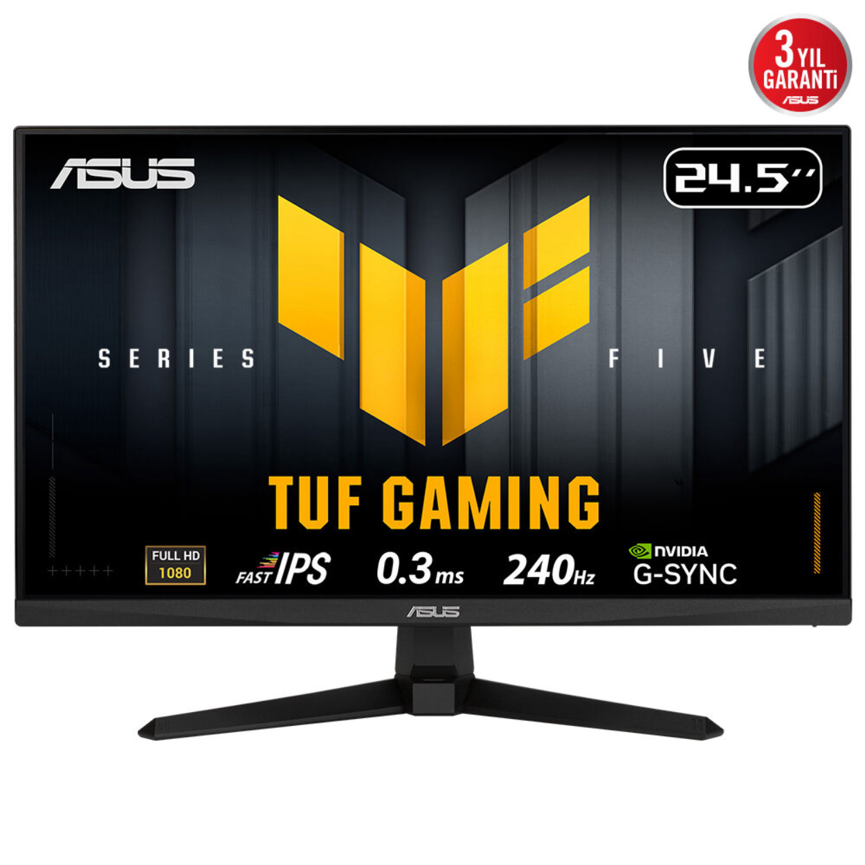 24.5" Asus TUF GAMING VG259QM5A 0.3Ms 240Hz IPS DP HDMI MM Vesa Monitör