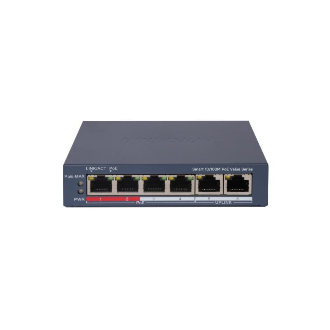 Hikvision DS-3E1106P-EI/M 4Port 10/100 Yönetilebilir PoE 45W Switch