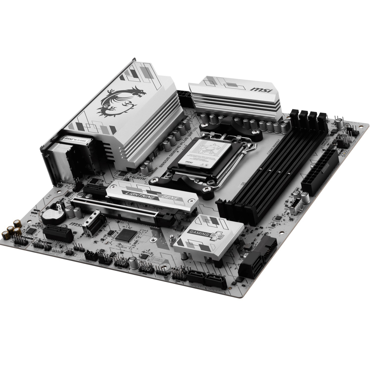 MSI B850M GAMING PLUS WIFI6E AM5 DDR5 8200(OC) HDMI DP M2 2.5GLan WiFi6E mATX