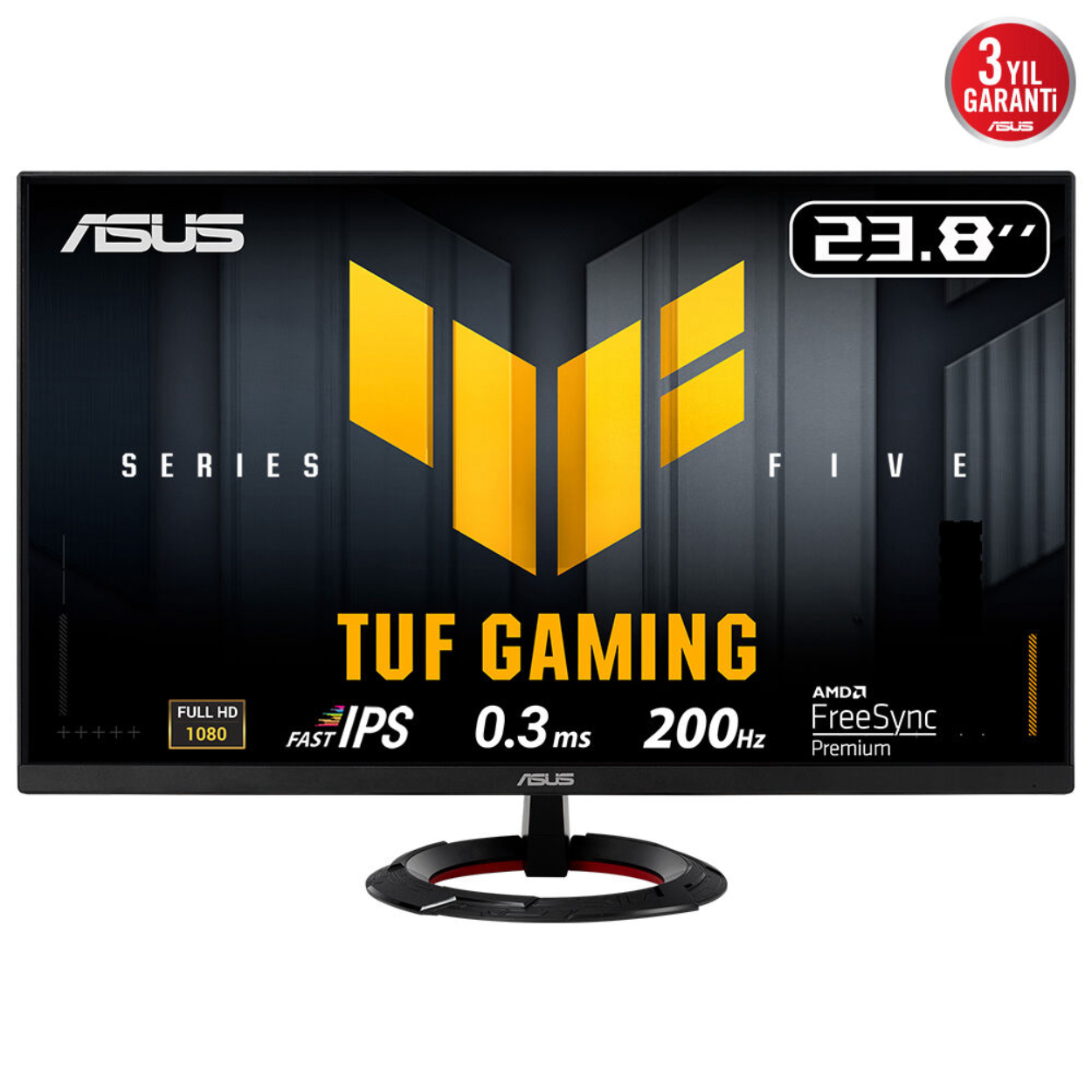 23.8" Asus TUF GAMING VG249Q5R 0.3ms 200Hz IPS GTG AI DP HDMI MM Vesa Monitör