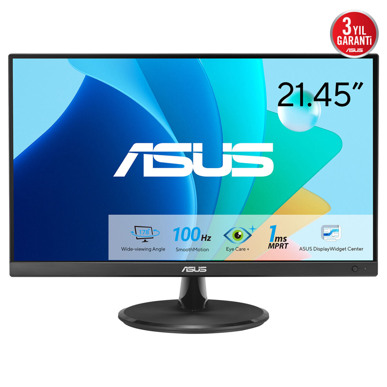 21.5" Asus VP227HF 1ms 100Hz VGA HDMI Vesa Siyah Monitör