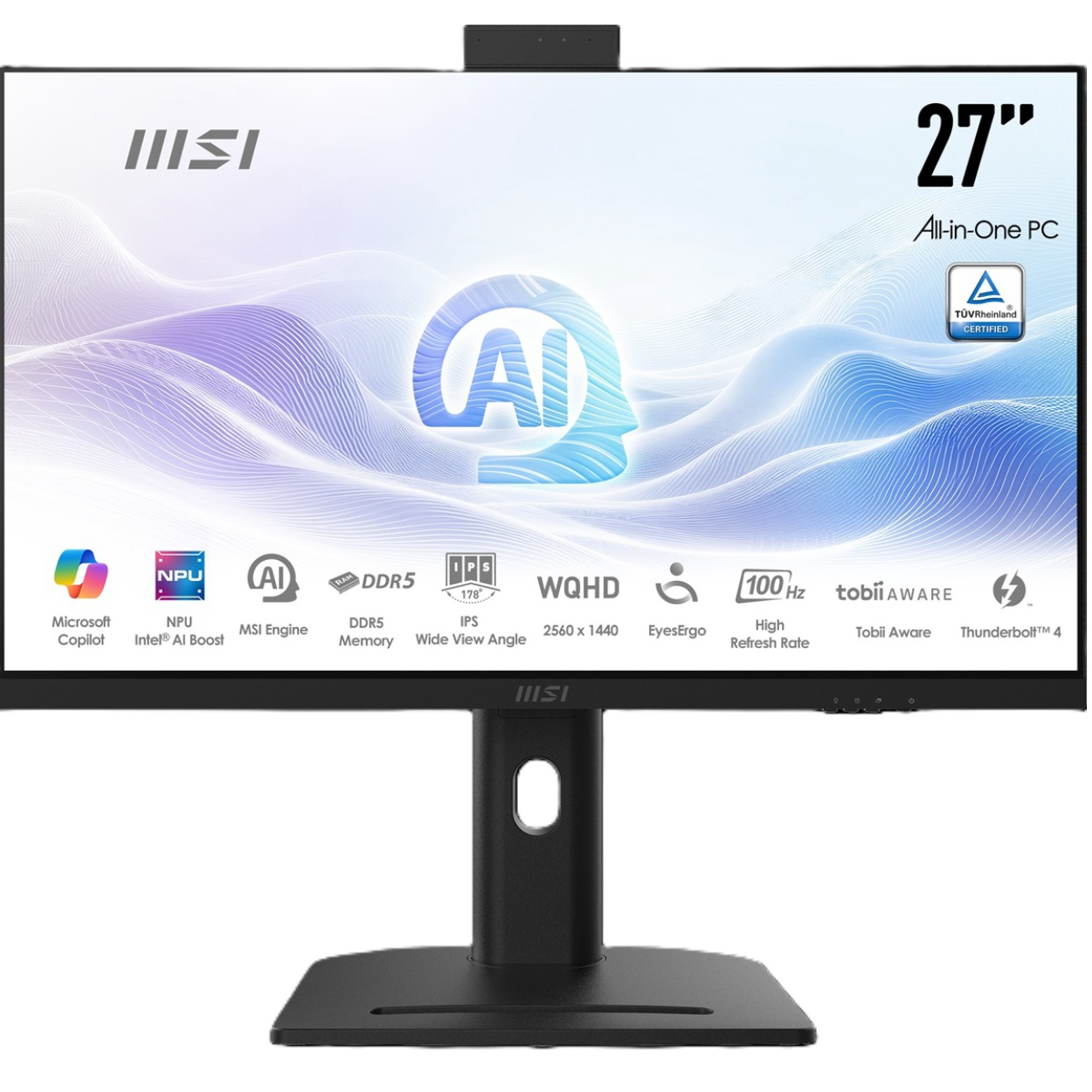 MSI MODERN AM273QP AI 1UM-419XEU [U7-155H] 16GB 1TB SSD 27" IPS OB VGA FDos AIO
