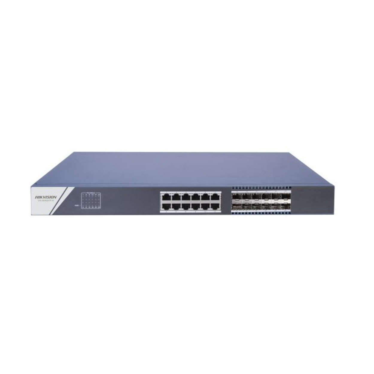 Hikvision DS-3E0524TF(B) 24Port Gigabit 12xGE +12xSFP Port Yönetilemez Switch