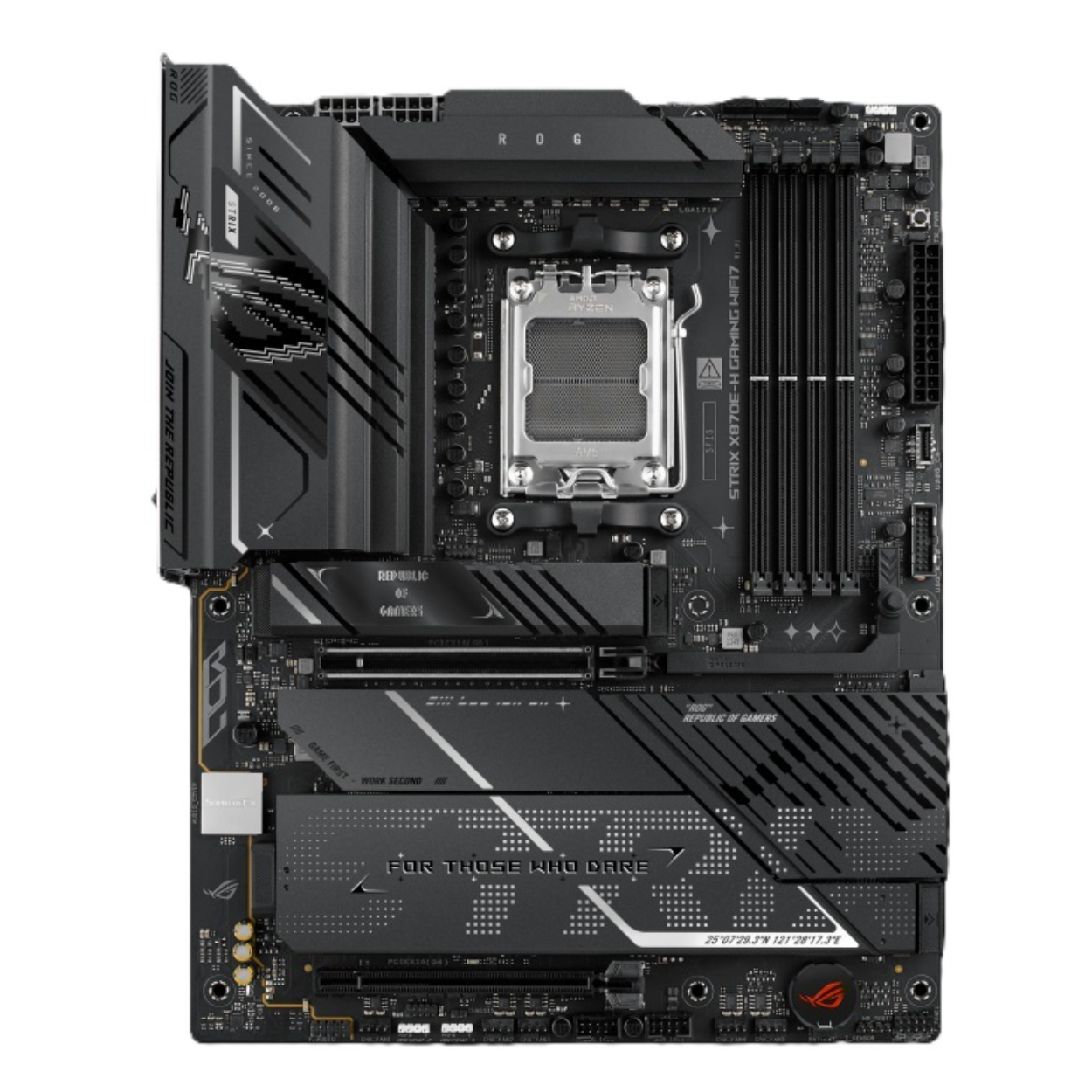 Asus ROG STRIX X870E-H GAMING WIFI AM5 DDR5 8000(OC) 2xUSB4 4xM2 HDMI DP WIFI7