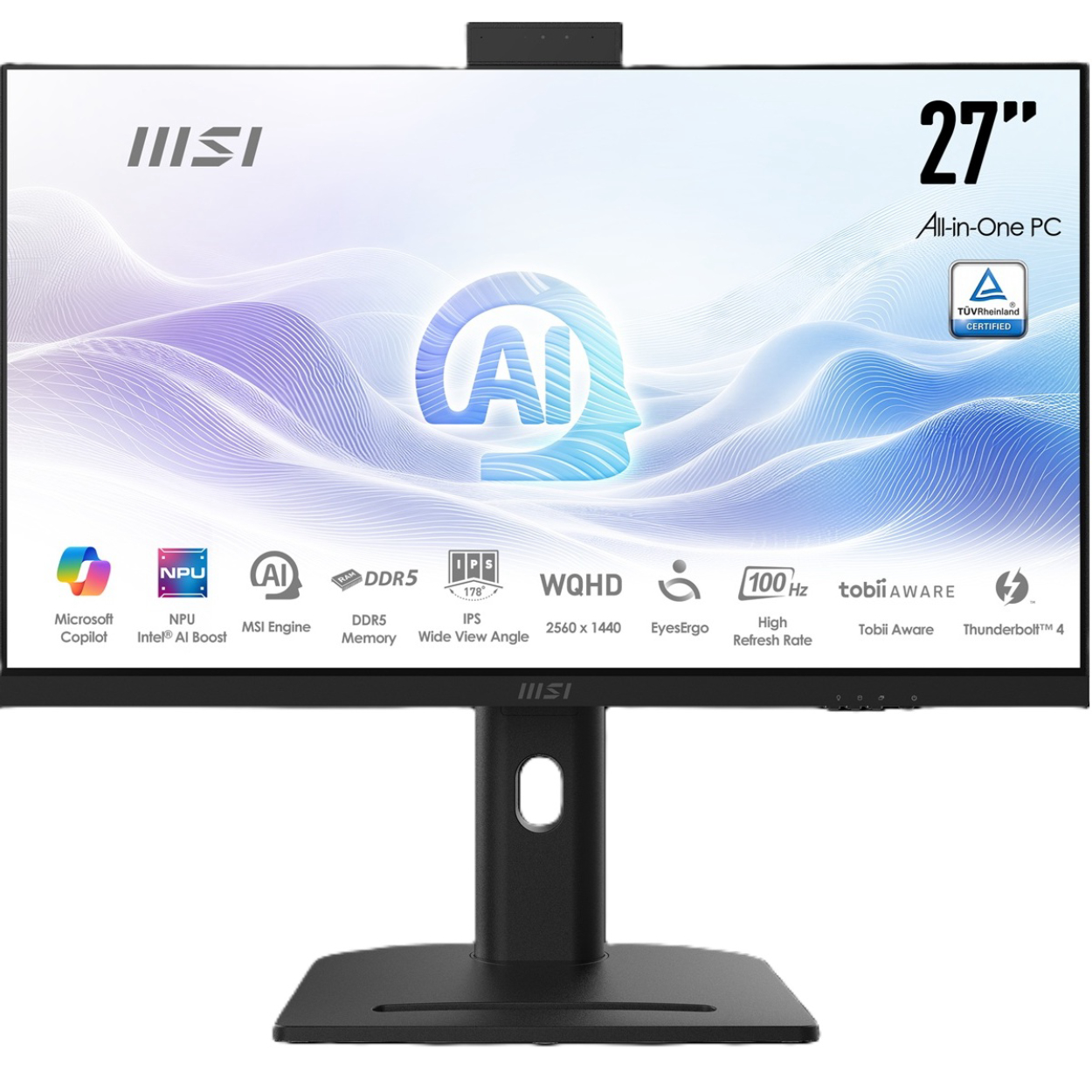 MSI MODERN AM273QP AI 1UMG-416XEU [U7-155H] 32GB 1TB SSD 27" IPS OB VGA FDos AIO