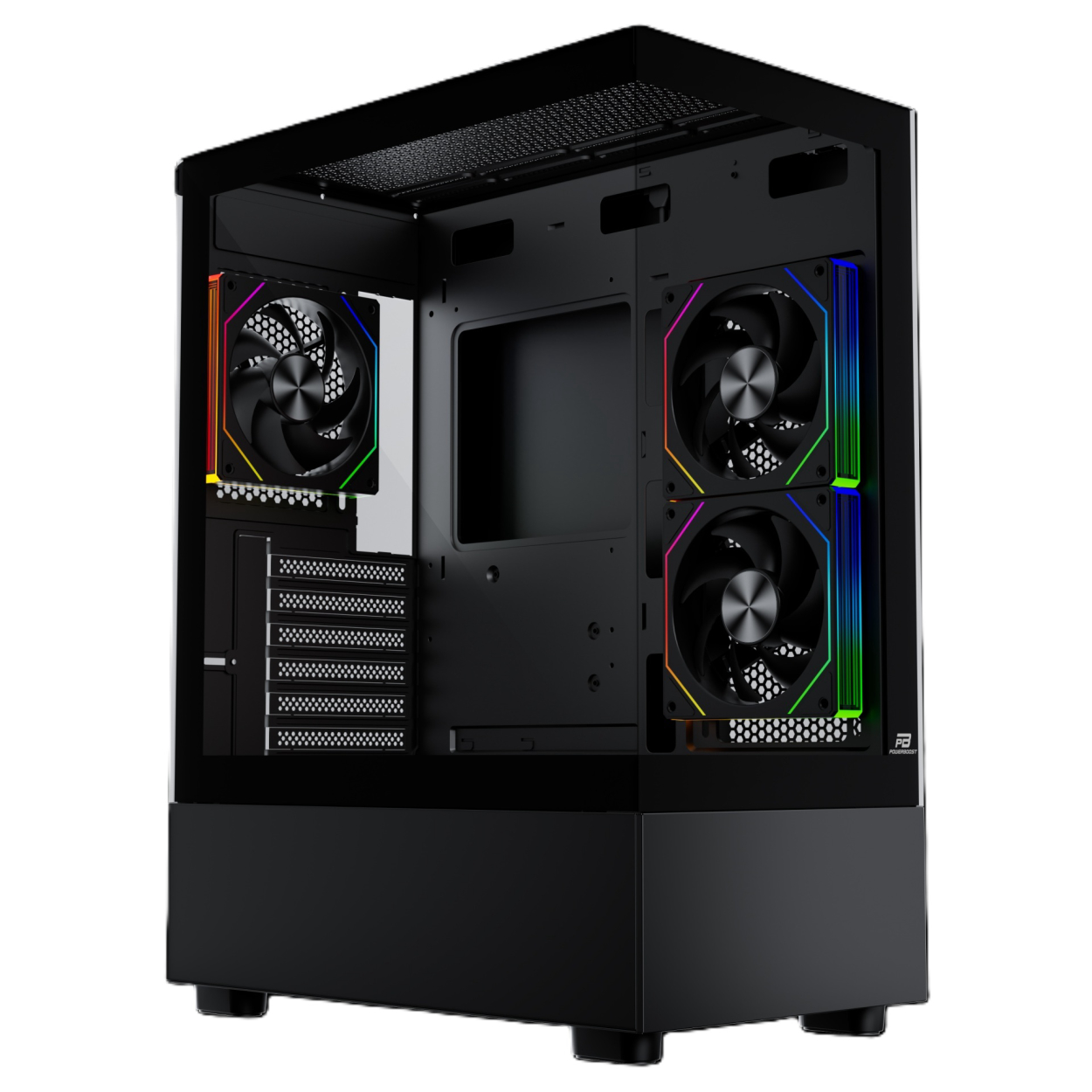 PowerBoost PB-X9032B 650W 80+ Bronze USB 3.0  3x12cm ARGB PWM Fan ATX Gaming Kas