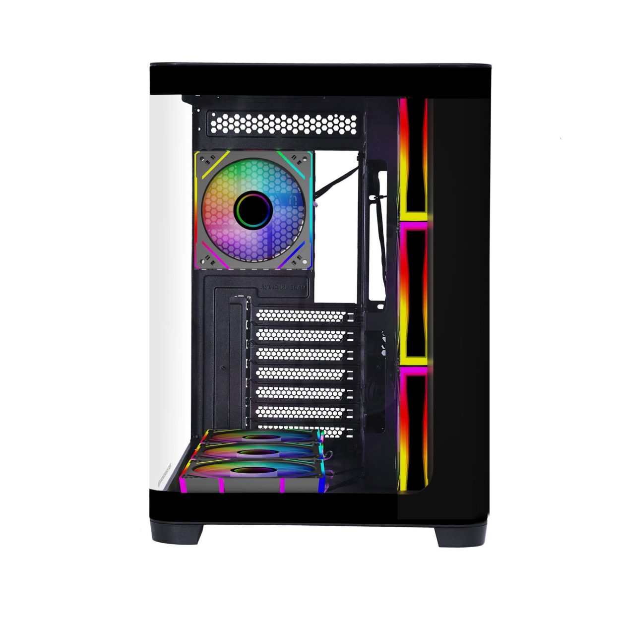 GameBooster GB-G2852B Curved Temperli Camlı Type-C 3.1 7xARGB Fan Seaview ATX Ka