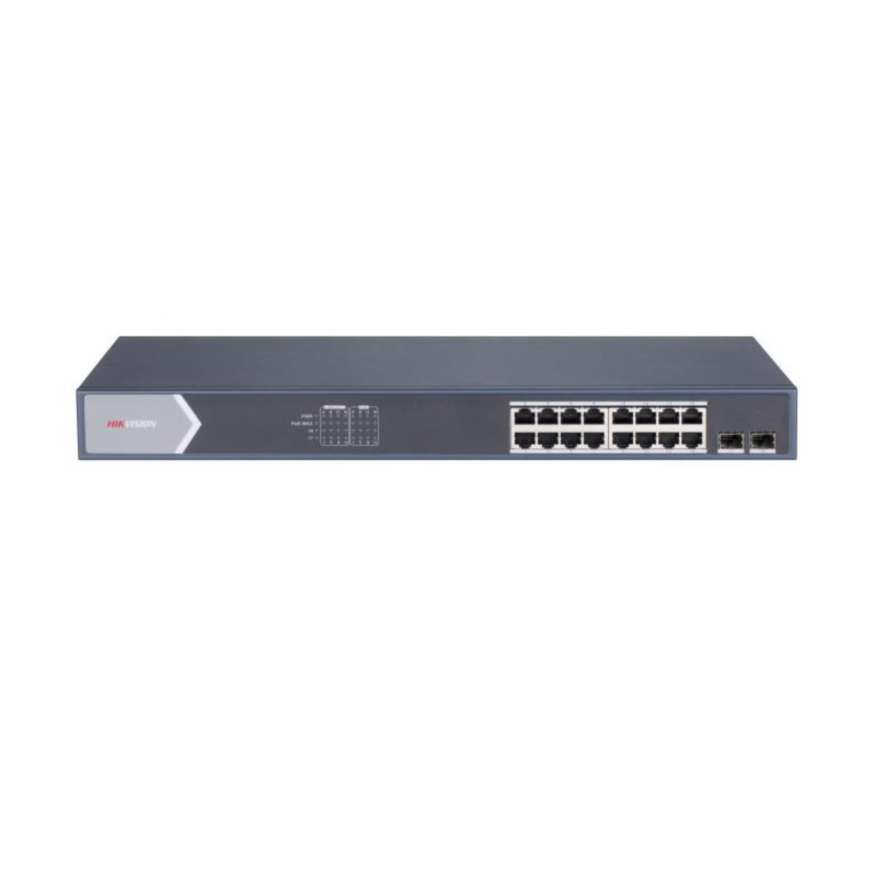 Hikvision DS-3E0518P-E/M 16Port Gigabit + 2×Sfp Yönetilemez Poe 125W Switch