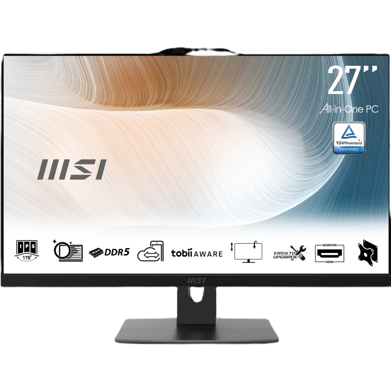 MSI MODERN AM272P 1M-1293XEU [Core5-120U] 16GB 512GB SSD 27" IPS OB VGA FDos AIO