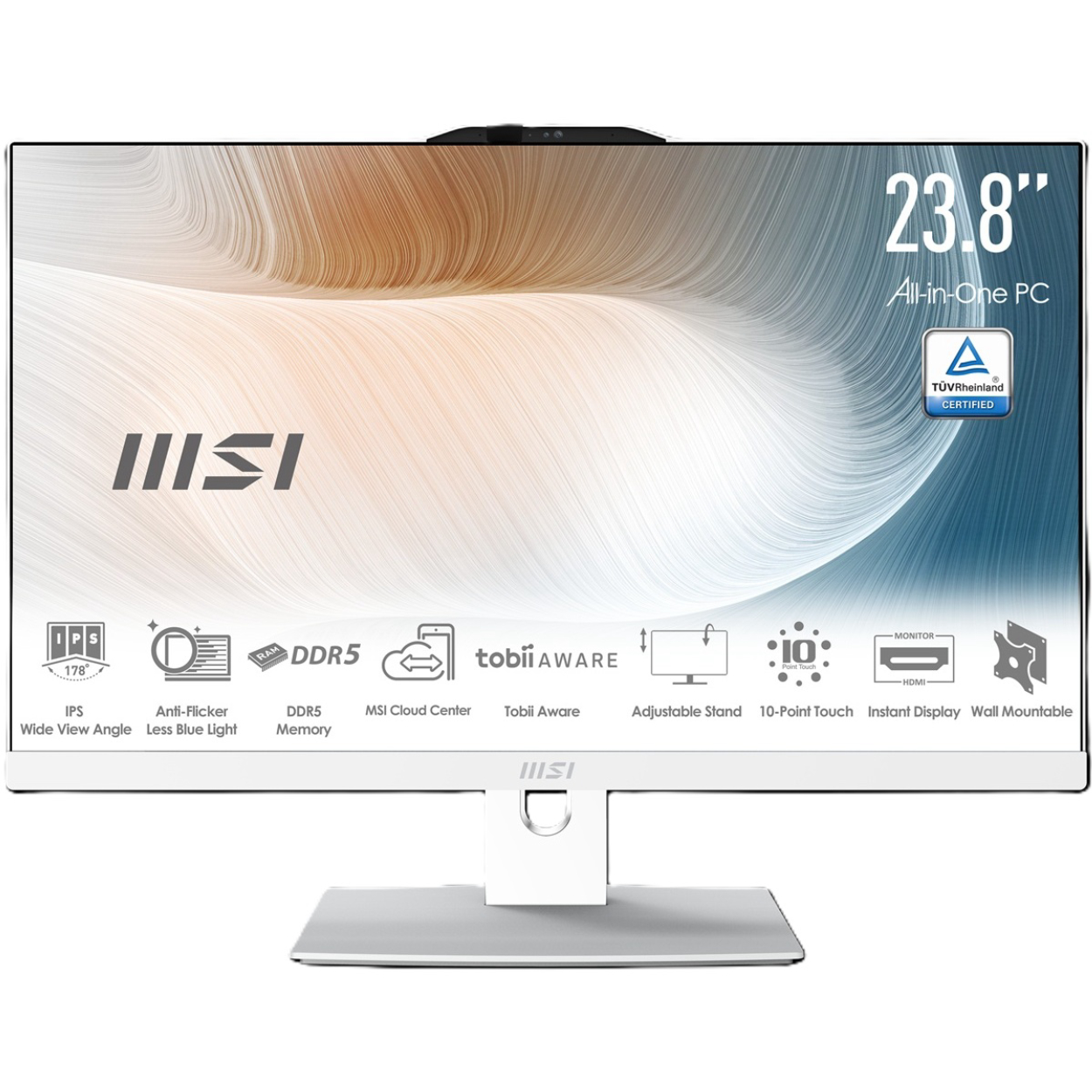 MSI MODERN AM242P 1M-1224EU [Core5-120U] 8GB 512GB SSD 23.8" IPS OB VGA W11P