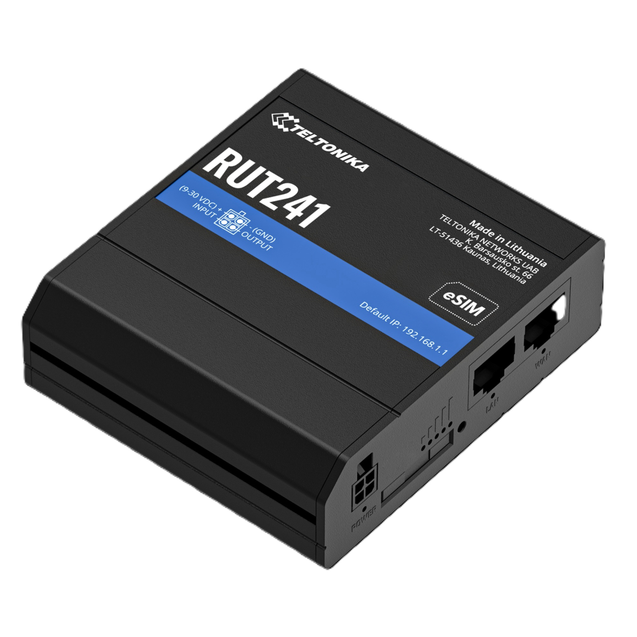Teltonika RUT241 4G LTE Cat 4 Endüstriyel İç Ortam Router