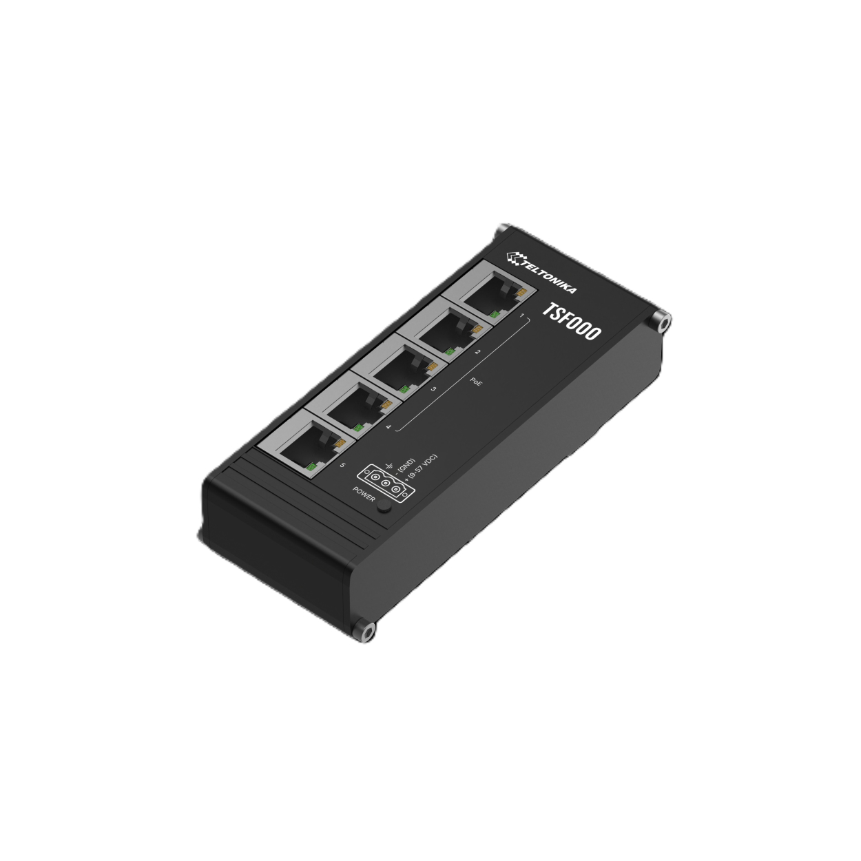 Teltonika TSF000 5Port 10/100 4x10/100 PoE Endüstriyel Yönetilemez 120W Switch