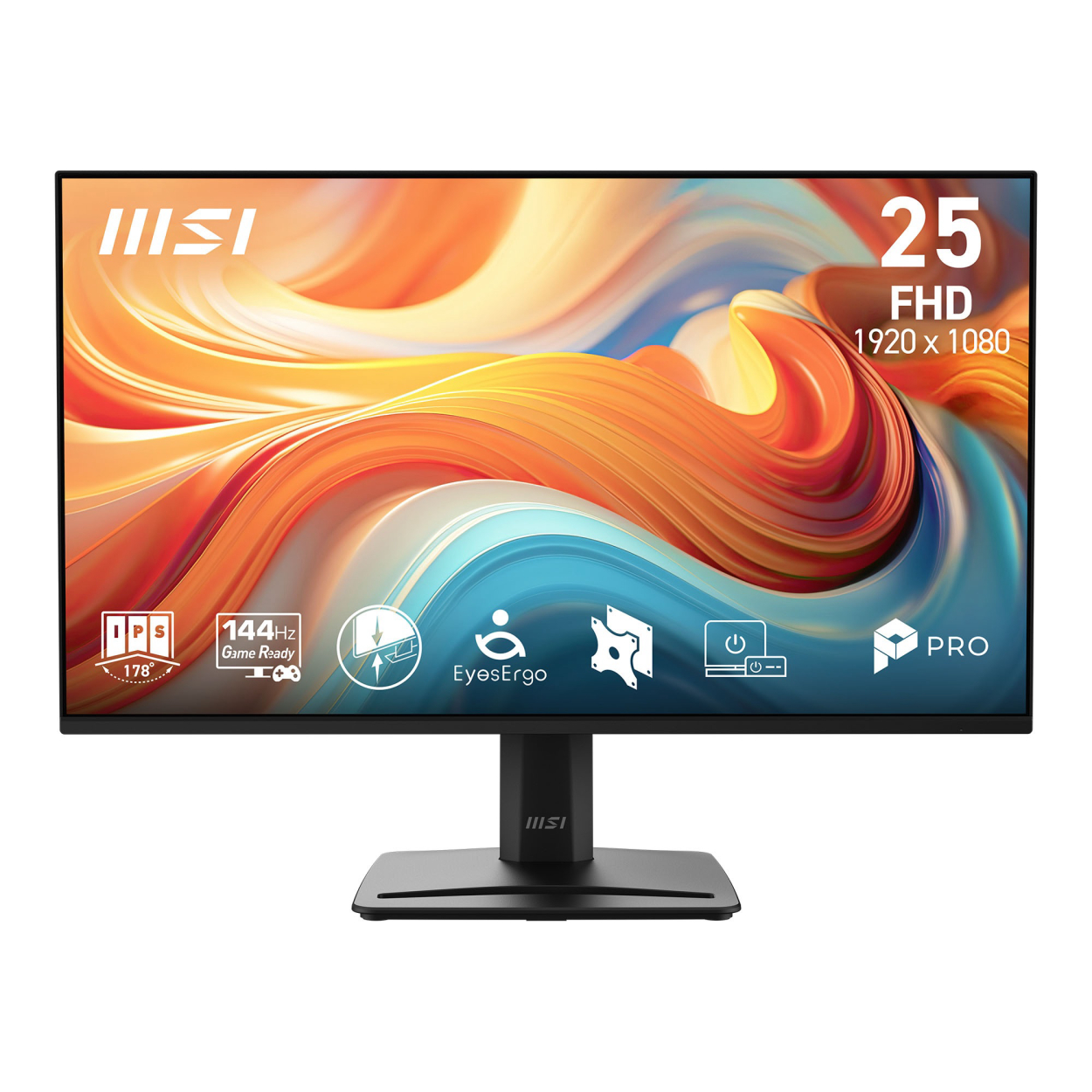 24.5" MSI PRO MP251 E14A 1ms 144Hz FHD IPS HDMI DP D-Sub Vesa Flat Monitör